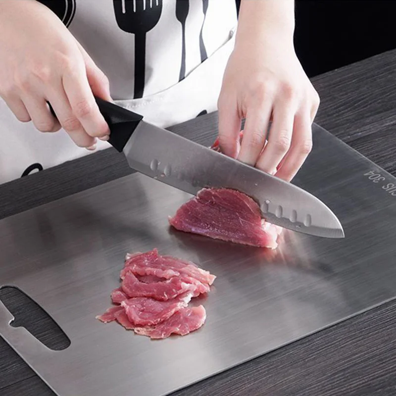 Home Improvement Mall - Household Stainless Steel Anti-rust Cutting Board