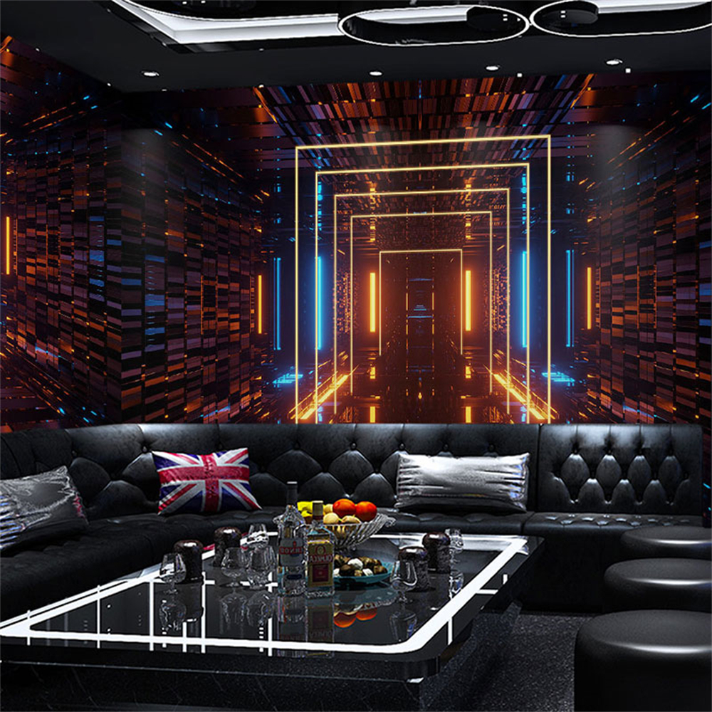 Home Improvement Background - Custom KTV wallpaper 3d personality fashion