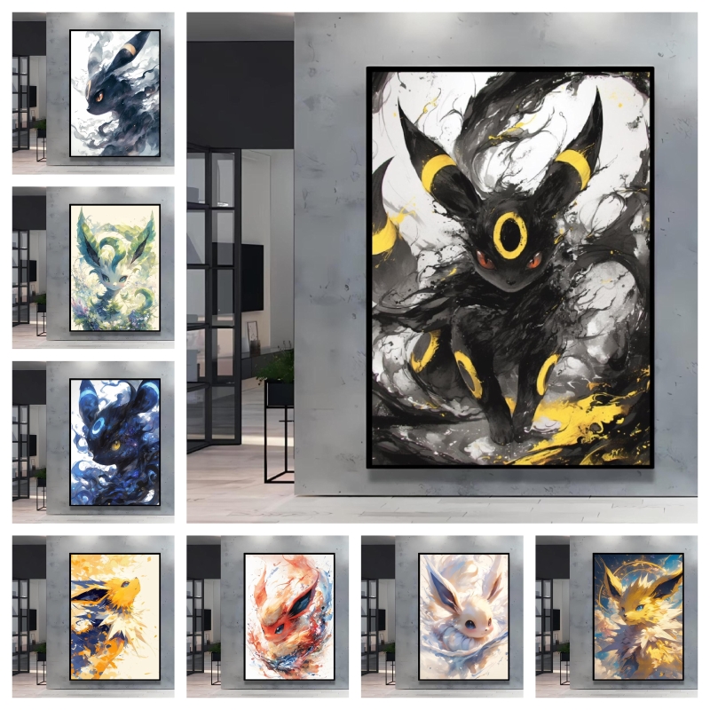 Home Improvement Tv Show - Pokemon Eevee Series Wall Art Unique