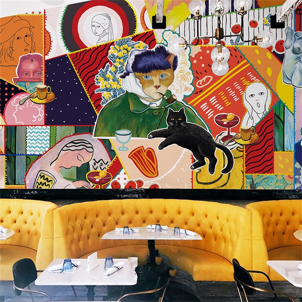 Home Improvement Background - Custom Vintage oil painting Abstract art
