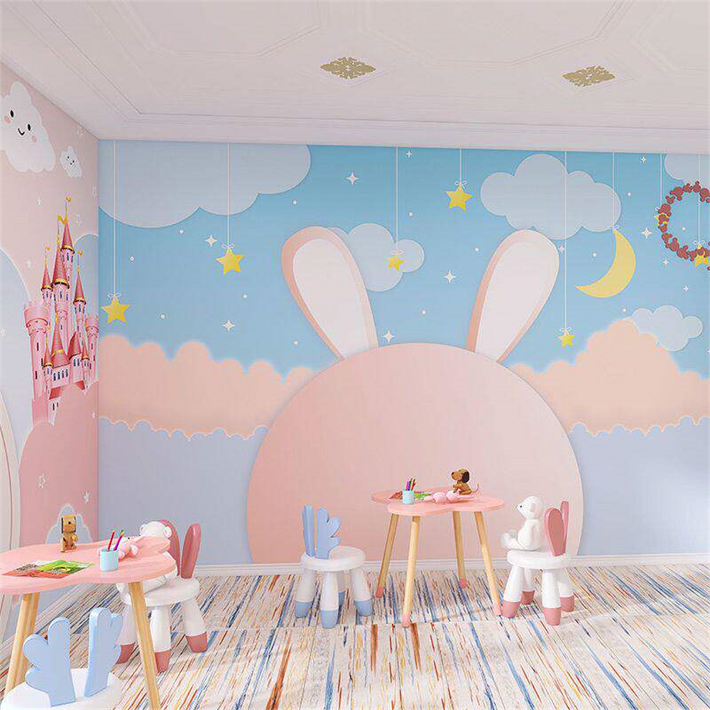 Custom Cartoon Warm Pink Star  – Home Improvement Background Bewertung und Preis