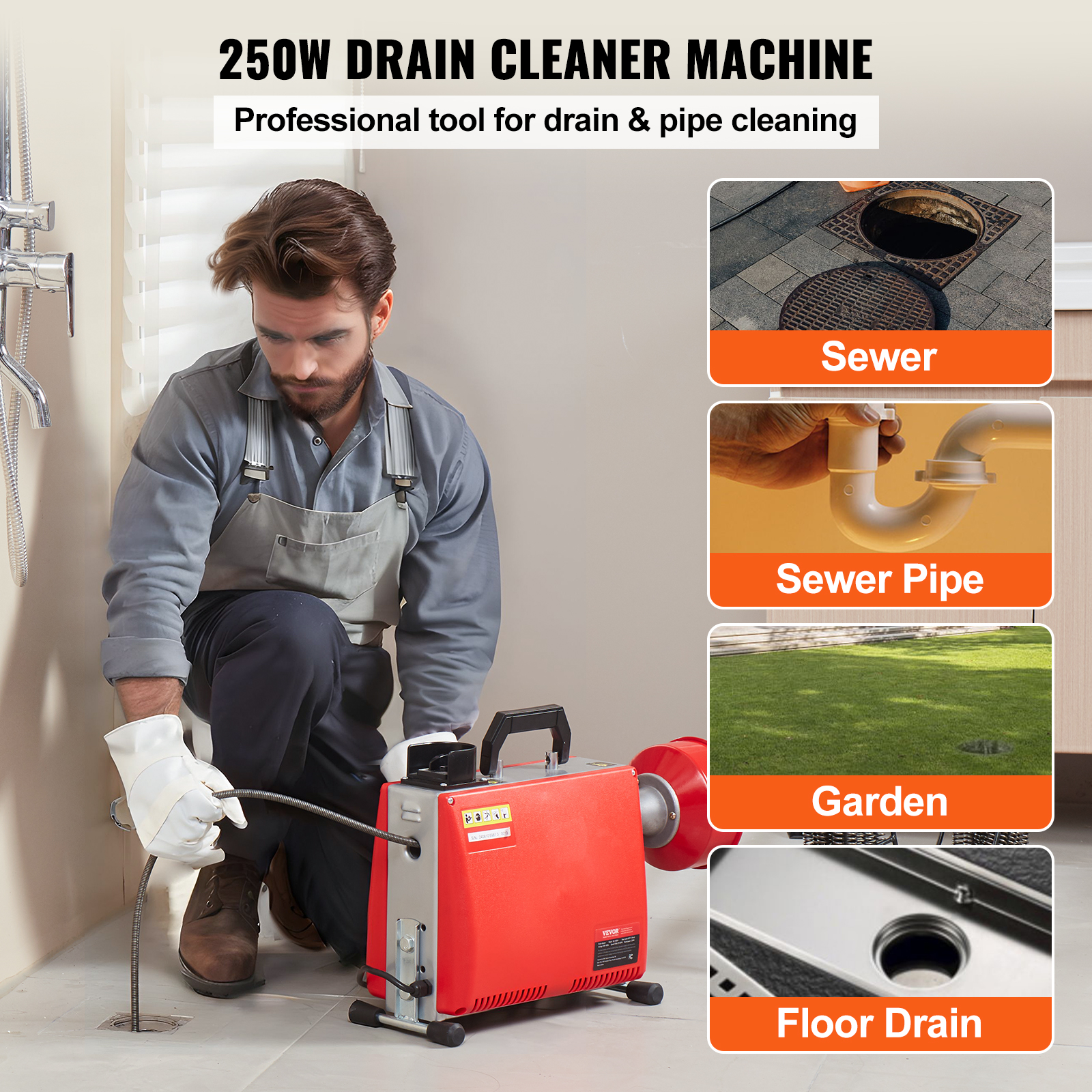 SucceBuy Drain Cleaner Machine – Plumbing Snake Drain Bewertung und Preis