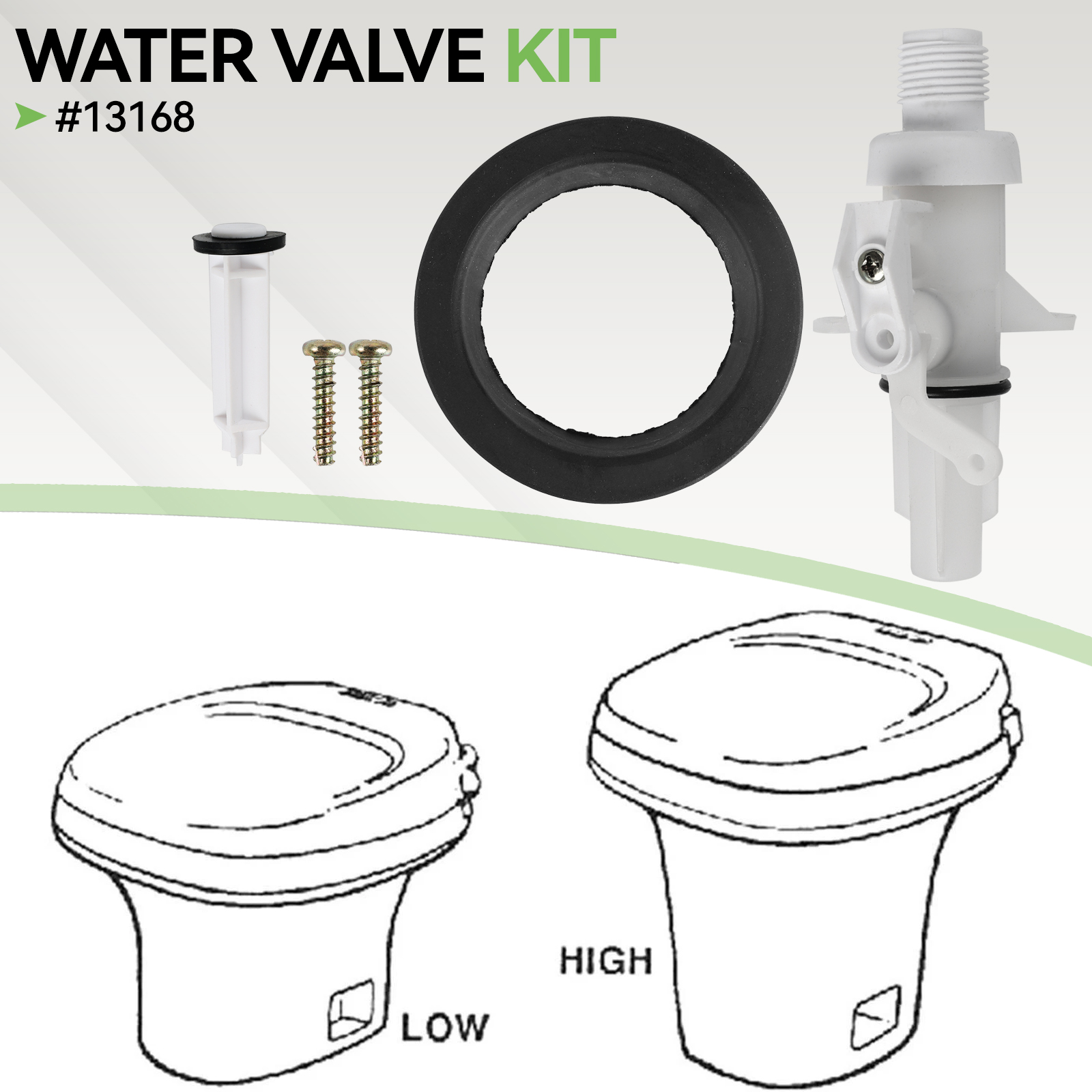 Upgraded Water Valve Kit For T – Toilet Flush Valve Bewertung und Preis