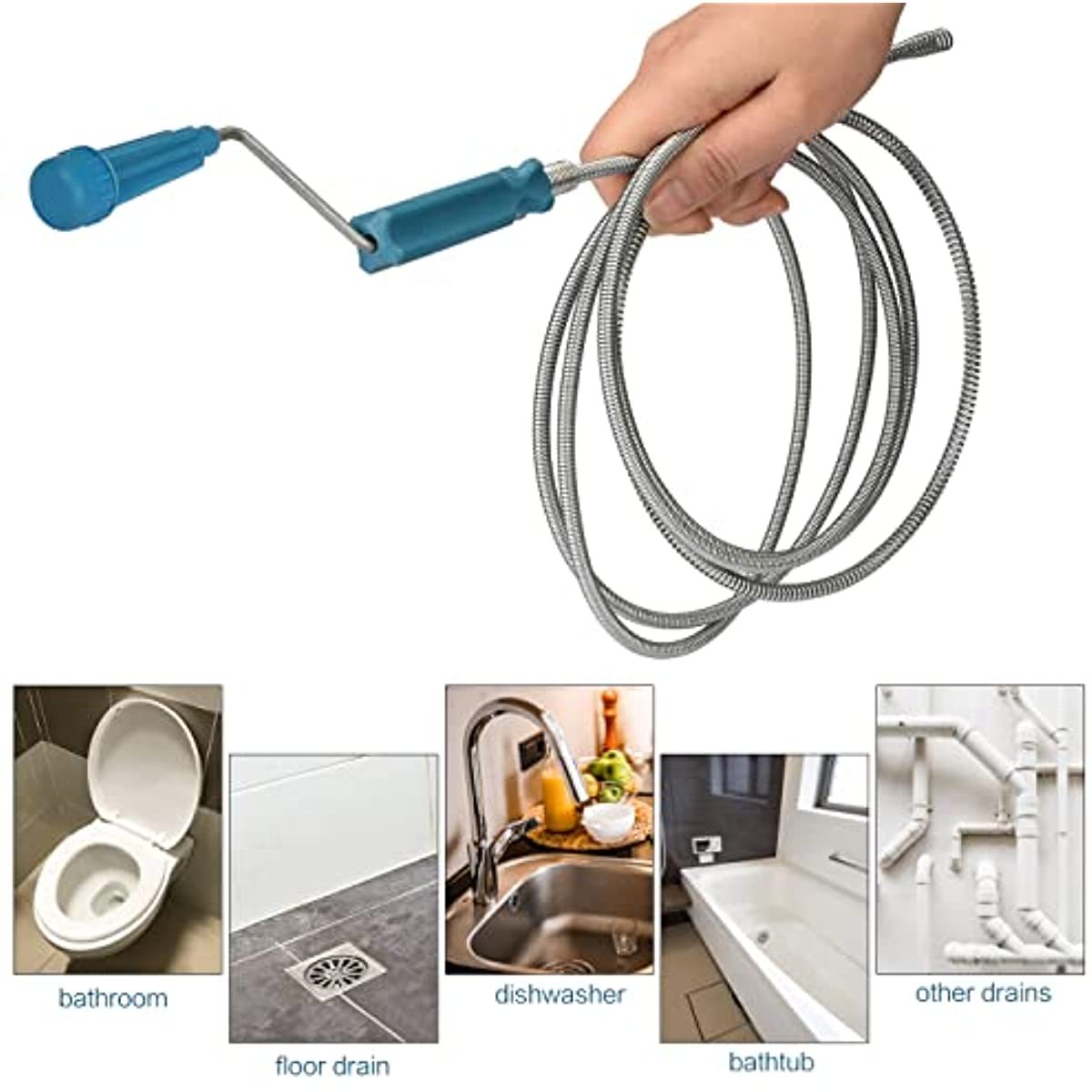 Telescopic Handle Flexible Ste – Plumbing Snake Drain Bewertung und Preis