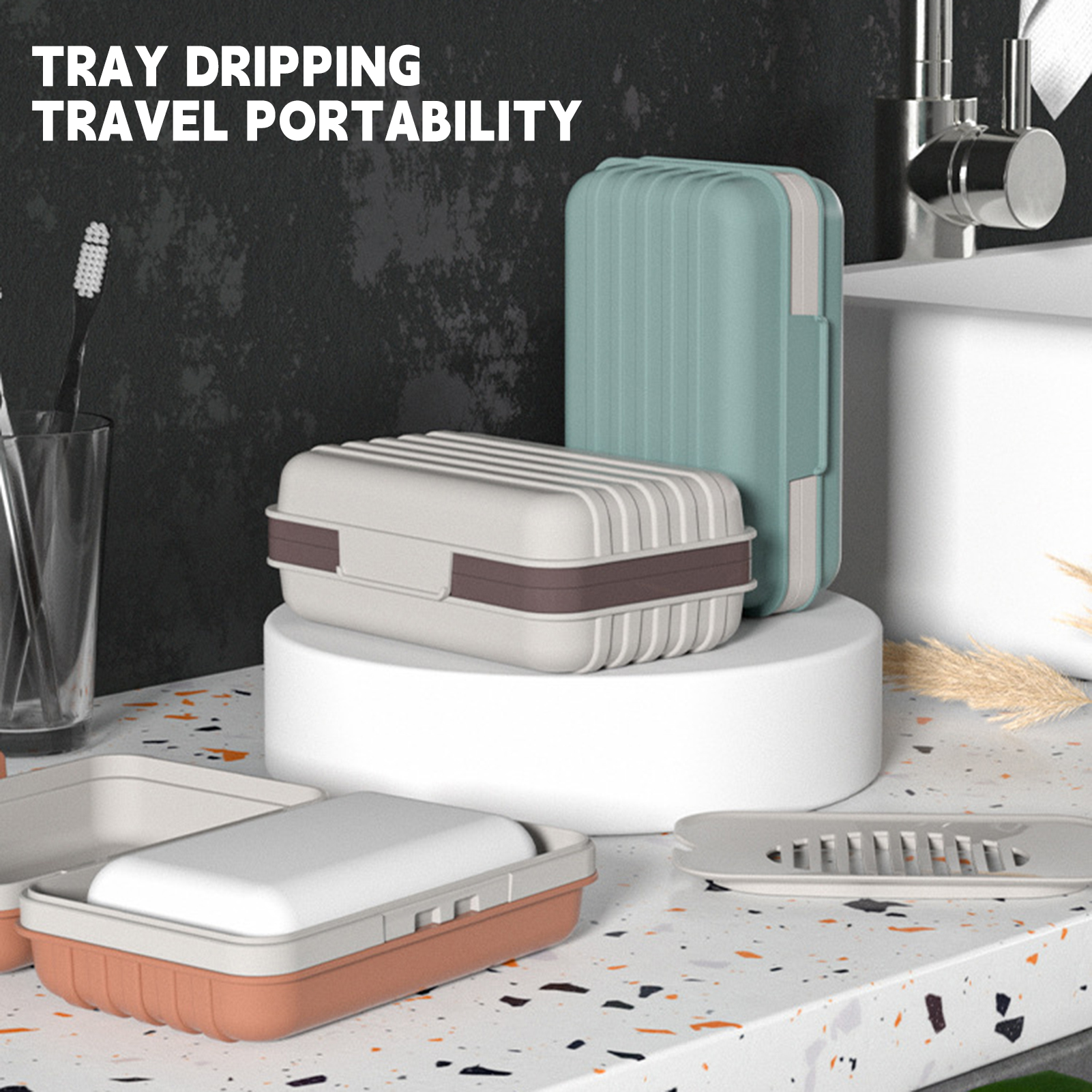 Shower Soap Case Tray With Dra – Home Improvement Mall Bewertung und Preis