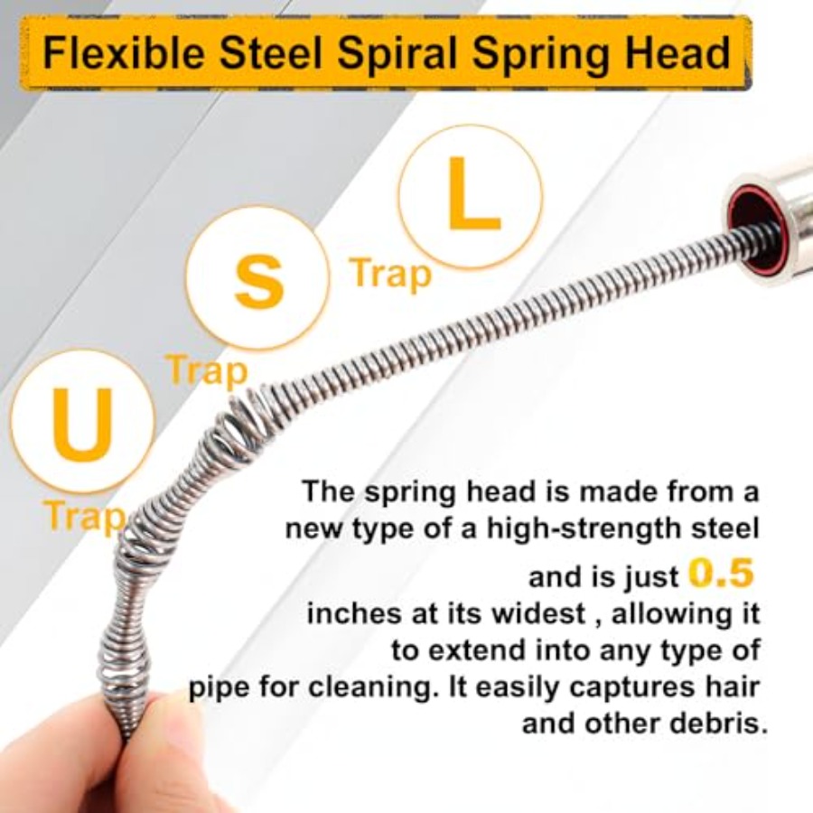 Drain Auger 50FT, Drain Snake  – Plumbing Snake Drain Bewertung und Preis