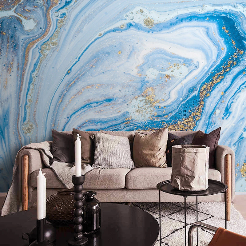 Custom Large Murals Blue Marbl – Home Improvement Background Bewertung und Preis