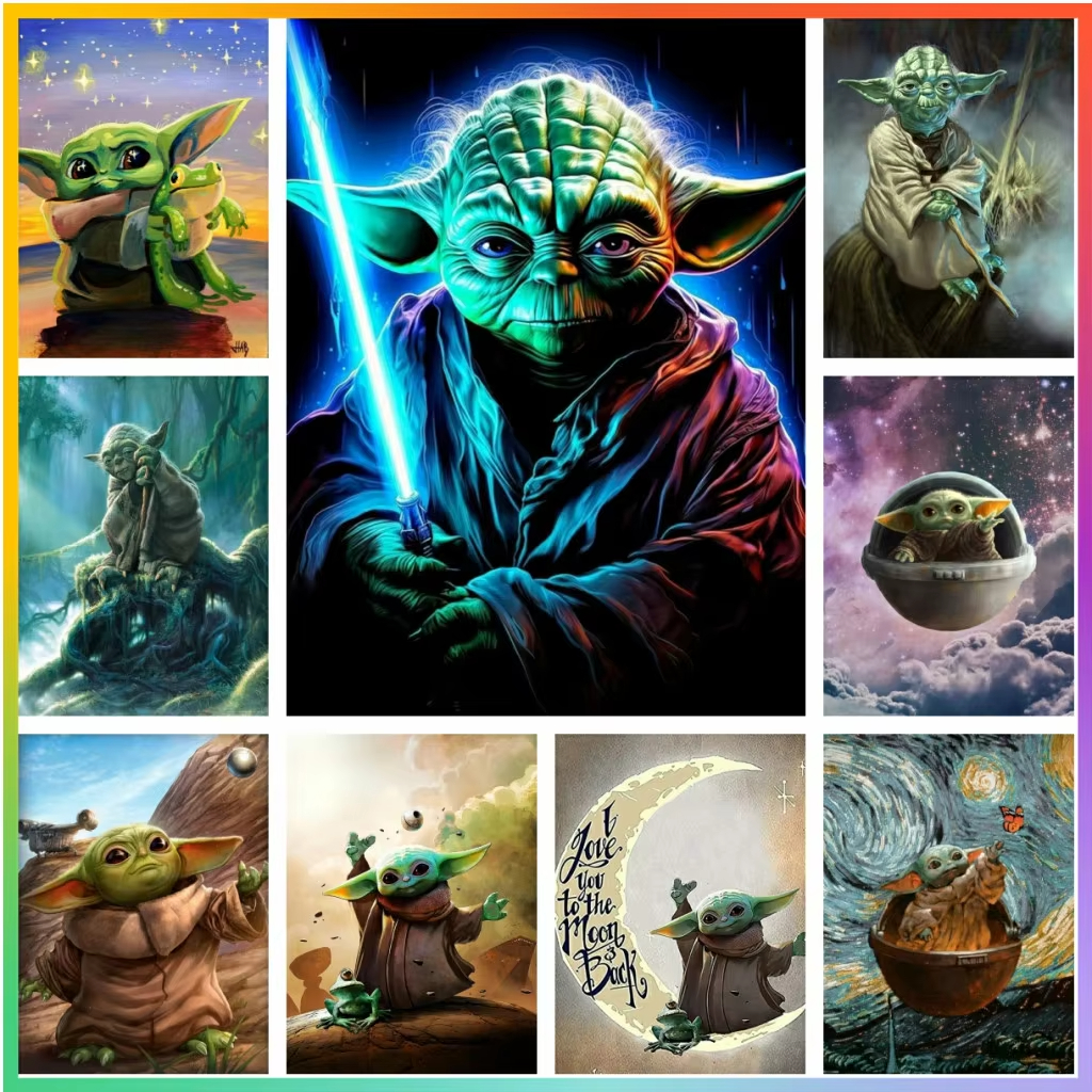 Star Wars Baby Yoda Oil Painti – Home Improvement Tv Show Bewertung und Preis