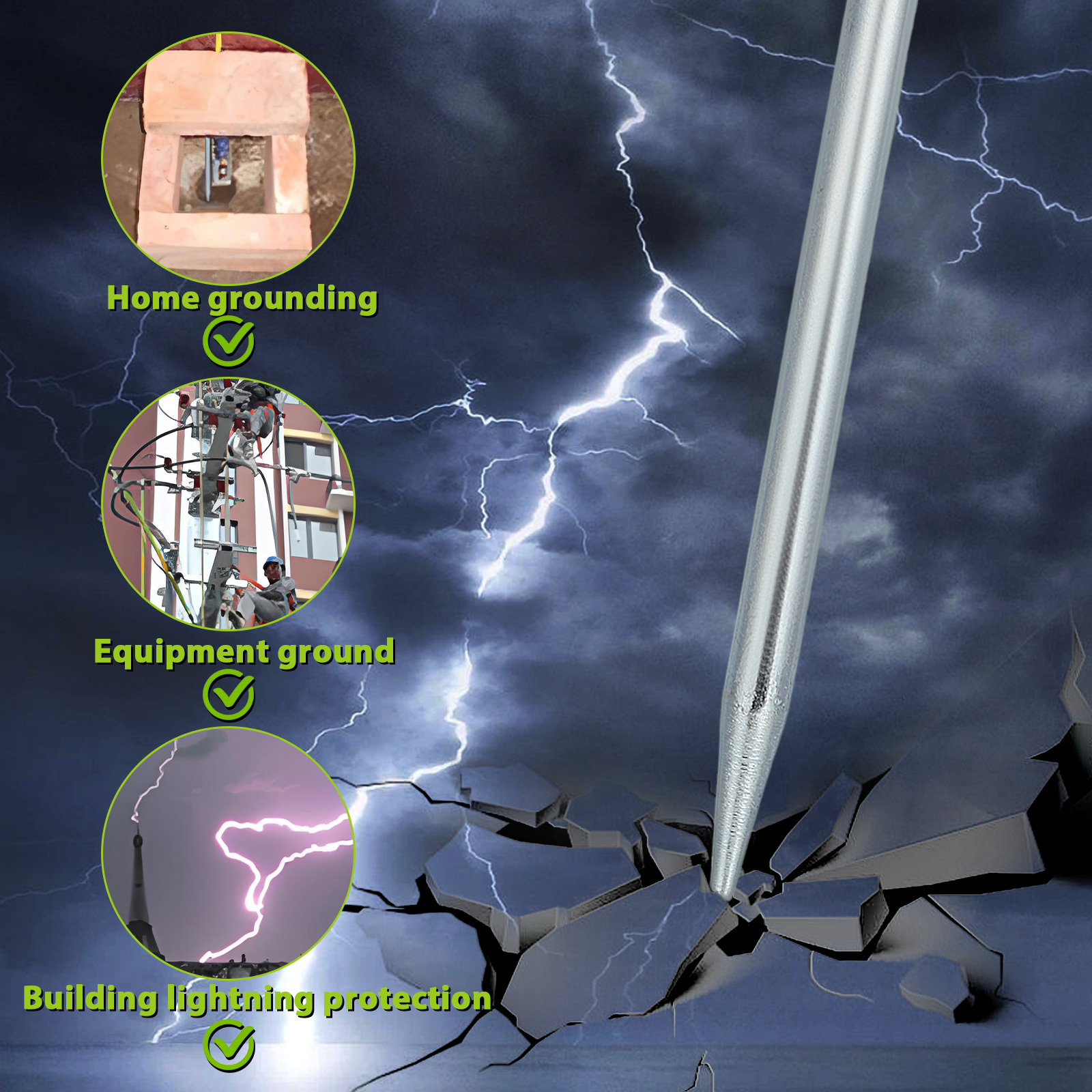 Grounding Rod for Earthing Fen – Home Improvement Mall Bewertung und Preis
