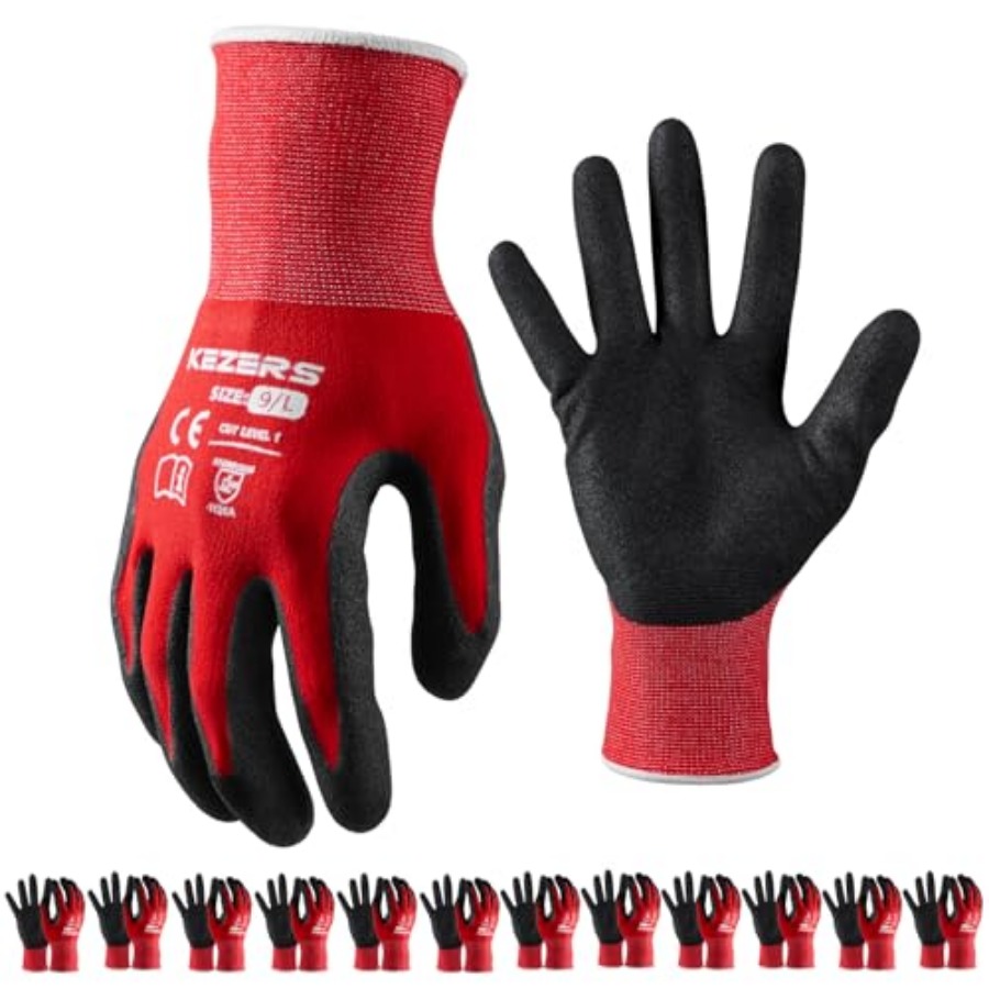 Work Gloves, 12 Pairs MicroFoa – Home Improvement Man Bewertung und Preis