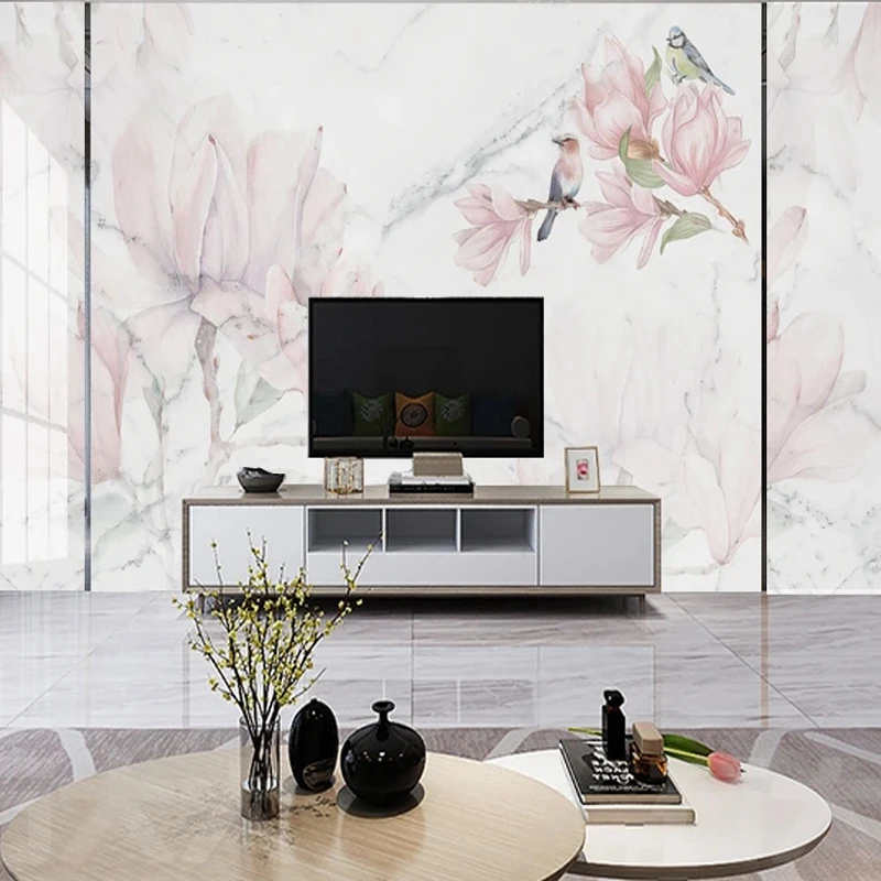 Custom 3D Mural Pink Flowers B – Home Improvement Background Bewertung und Preis