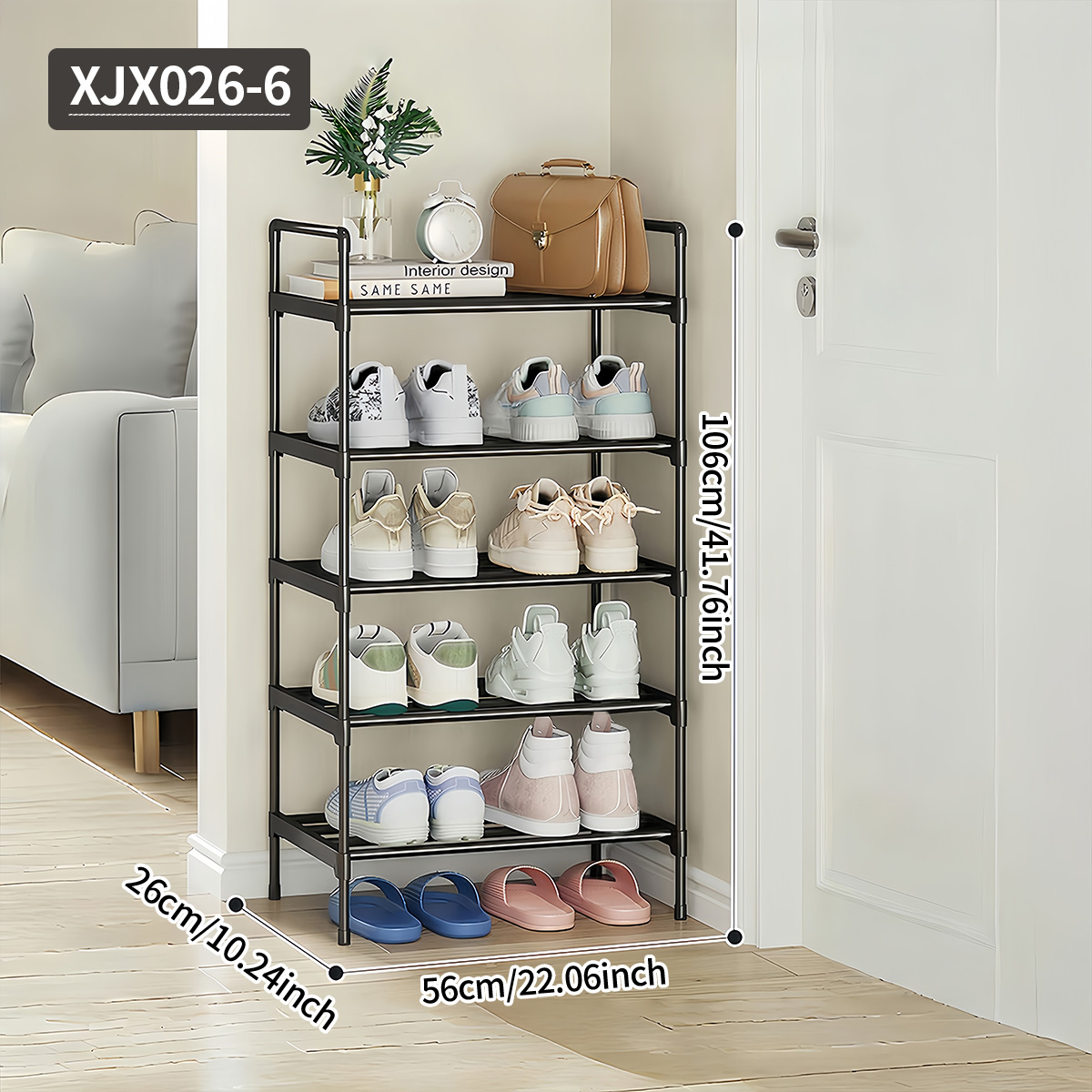 Black Multi-Functional Shoe Ra – Home Improvement Mall Bewertung und Preis