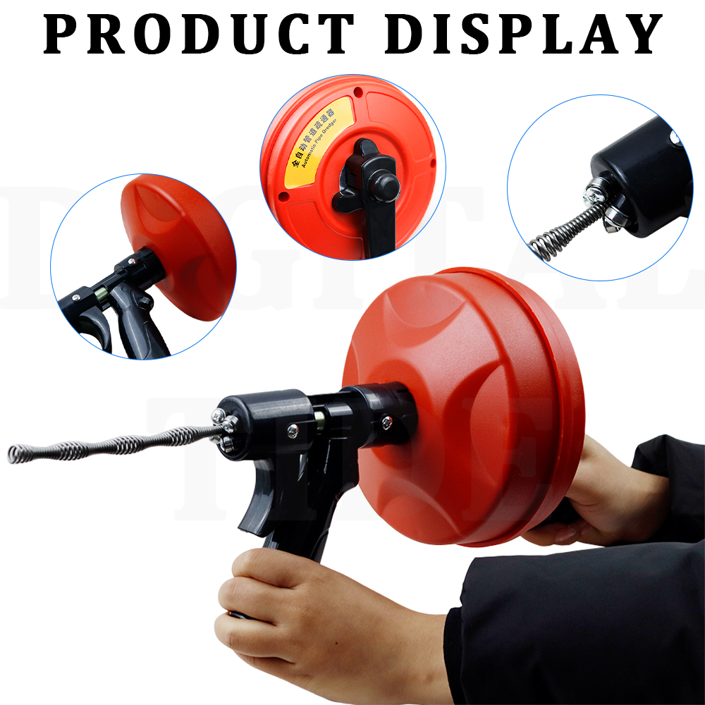 Drain Auger Manual-feeding Plu – Plumbing Snake Drain Bewertung und Preis