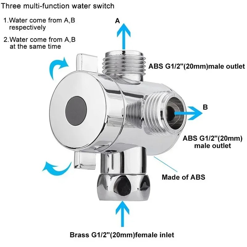 Diverter Valve G1/2 Splitter 2 – Toilet Flush Valve Bewertung und Preis