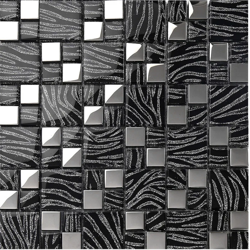 Luxury Black Silver Glass  Mos – Home Improvement Background Bewertung und Preis