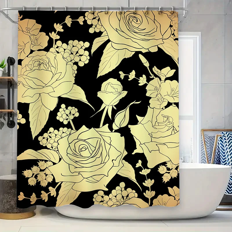Luxury Golden Floral Shower Cu – Home Improvement Background Bewertung und Preis