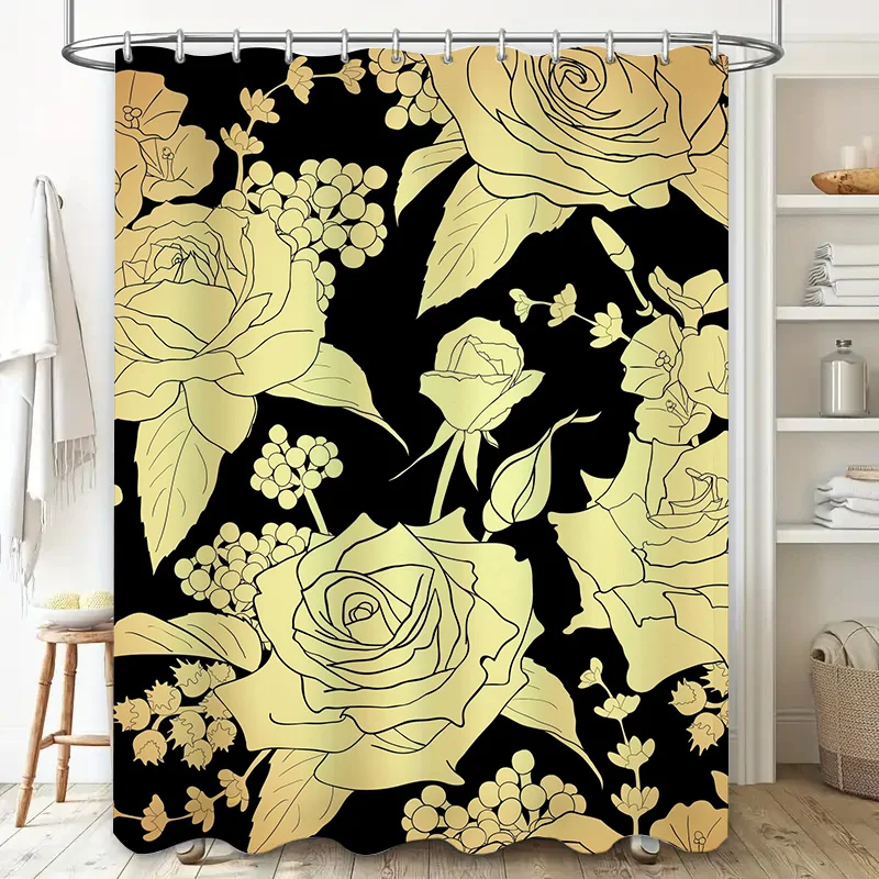 Luxury Golden Floral Shower Cu – Home Improvement Background Bewertung und Preis