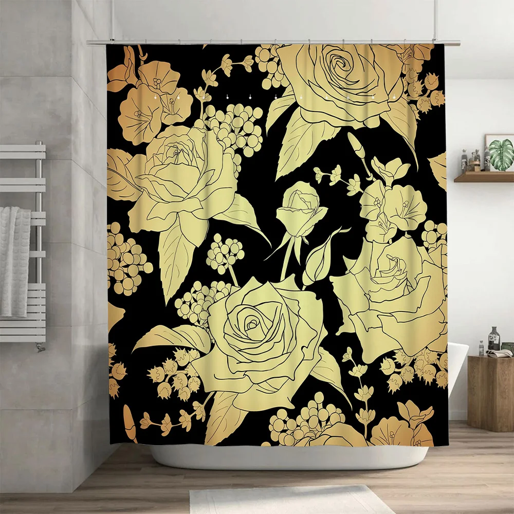 Luxury Golden Floral Shower Cu – Home Improvement Background Bewertung und Preis