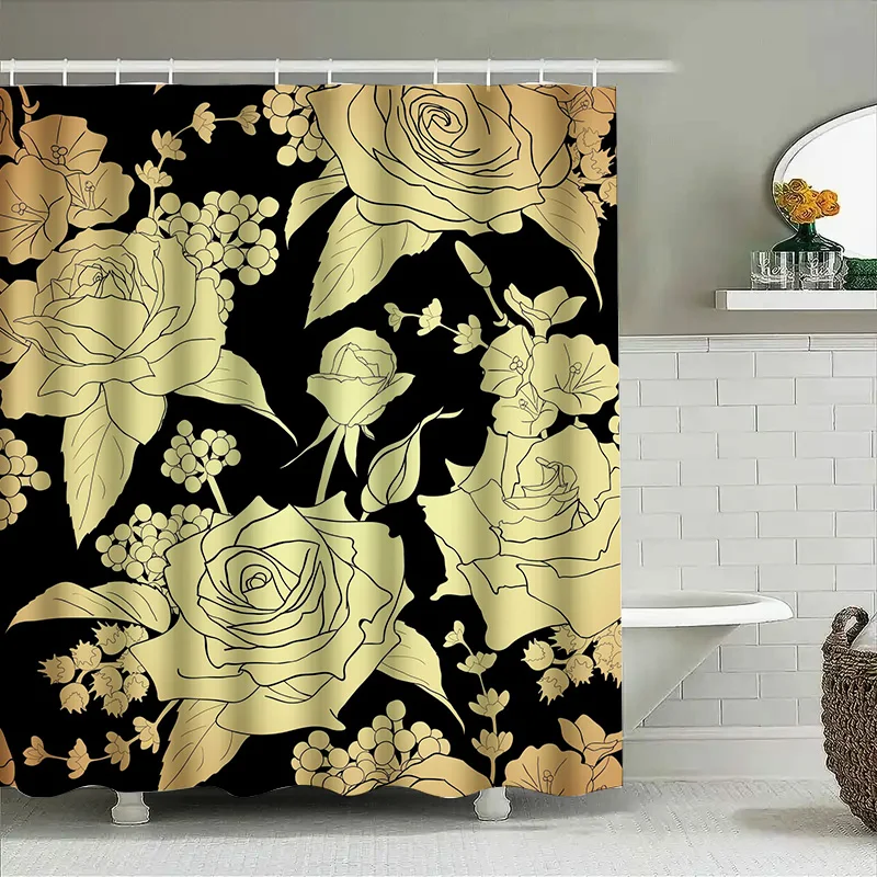 Luxury Golden Floral Shower Cu – Home Improvement Background Bewertung und Preis