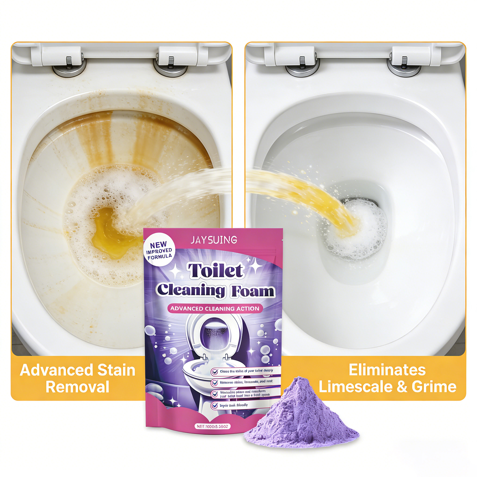 Toilet Cleaning Powder Powerf – Home Improvement Mall Bewertung und Preis