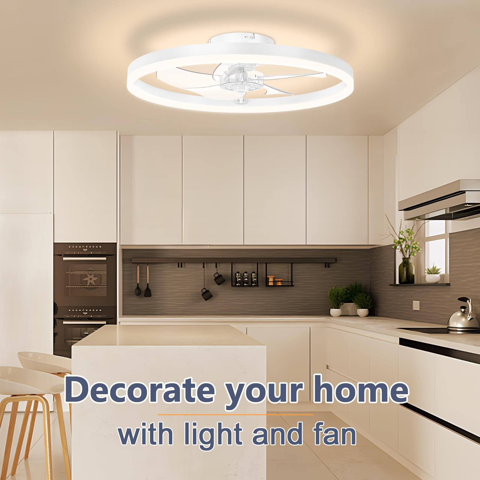 IRALAN Modern Ceiling Fan LED  – Home Improvement Mall Bewertung und Preis